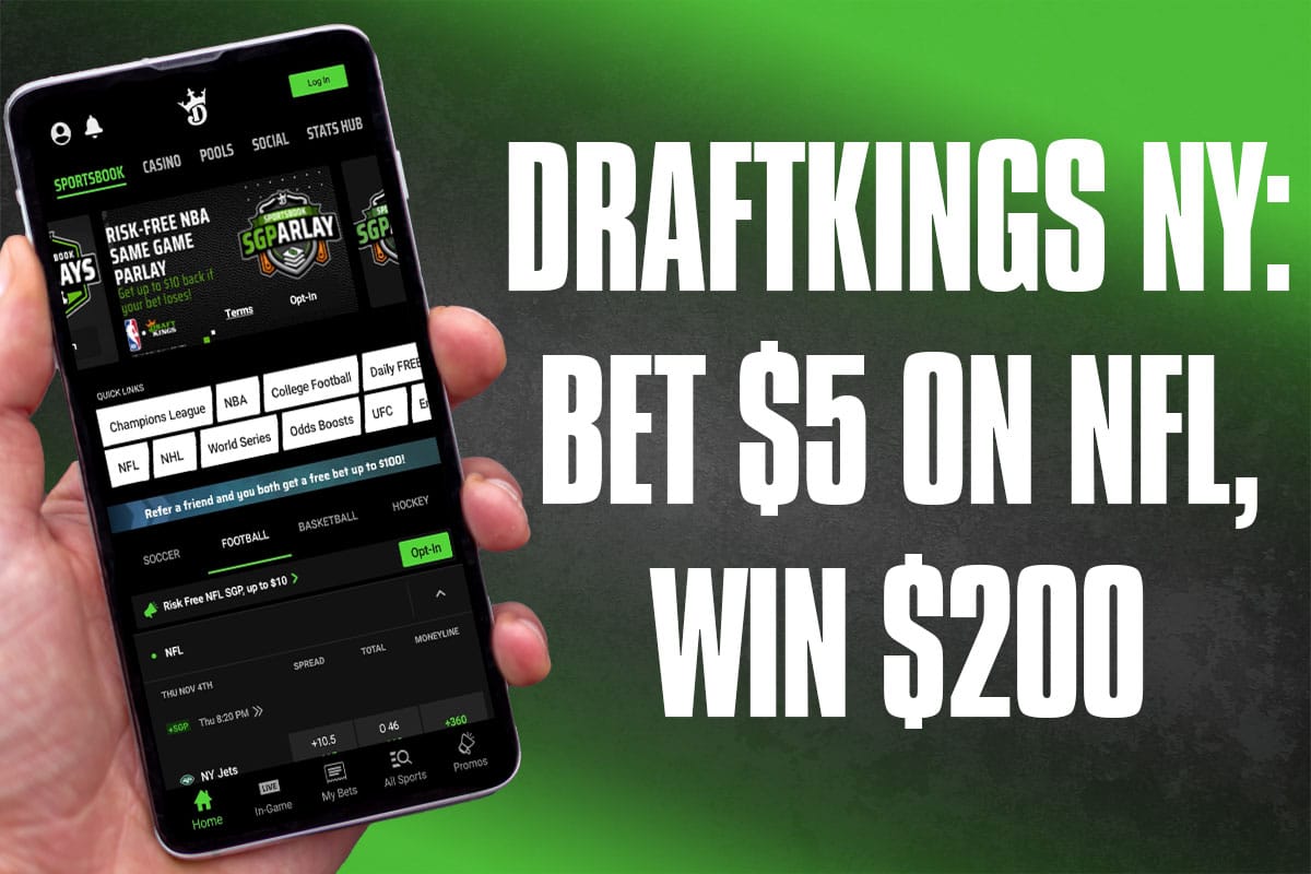 DraftKings NY: Bet $5 on NFL Week 4, Win $200 with 40-1 Odds