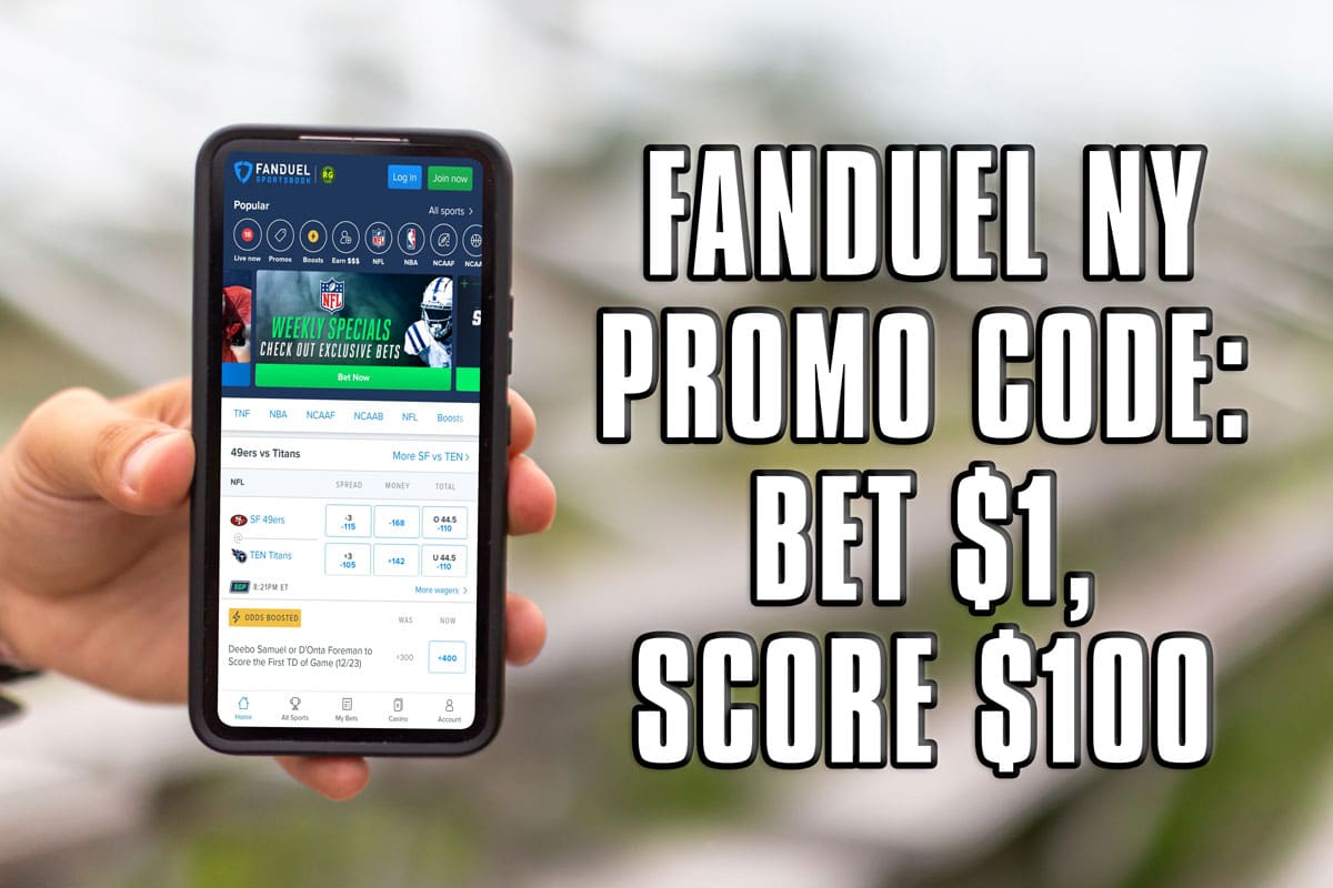 FanDuel NY promo code: Bet $1 Wednesday, score $100 instantly