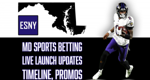 Maryland sports betting live launch updates, timeline, promos, Lamar Jackson
