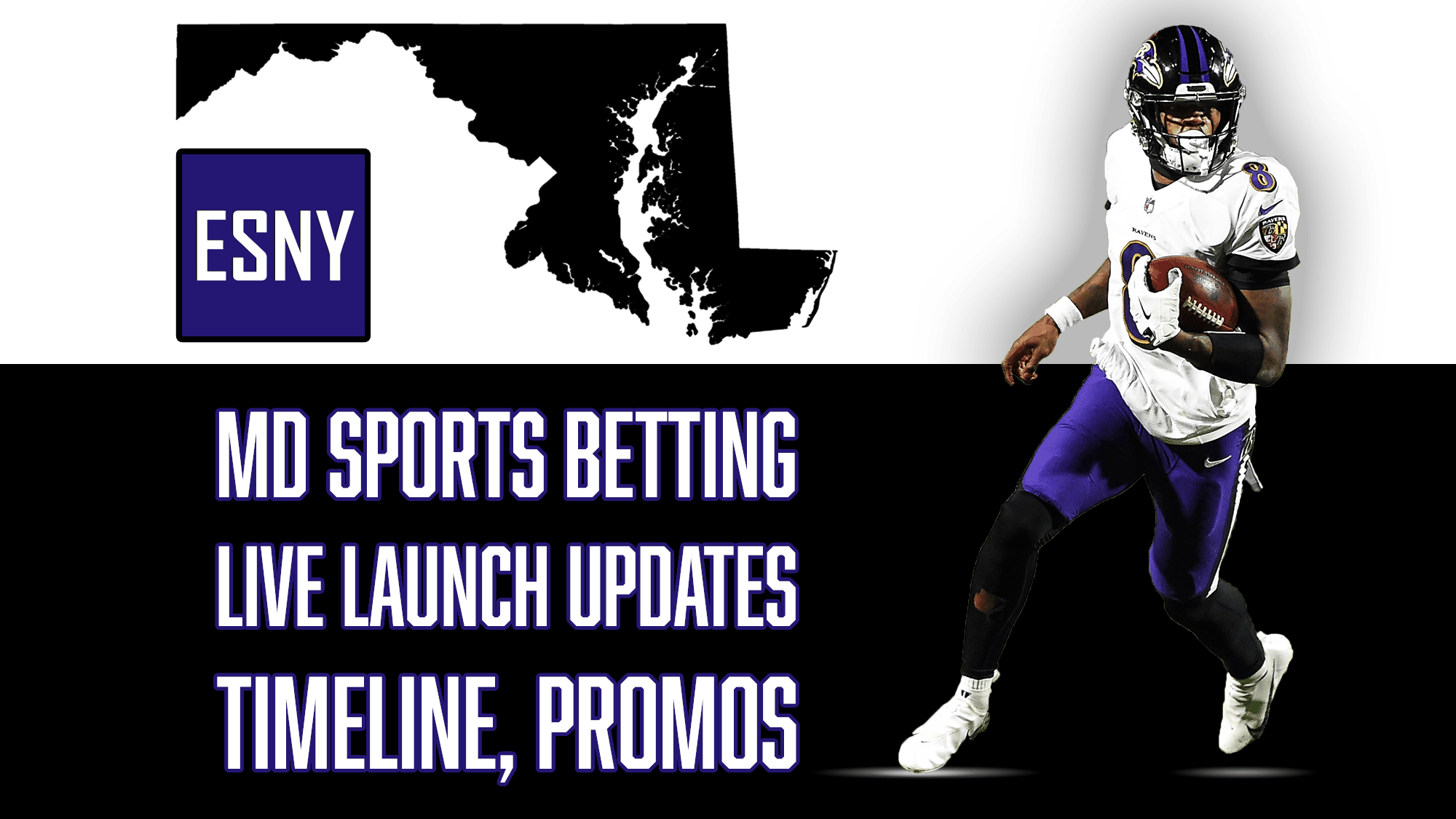 Maryland sports betting live launch updates, timeline, promos, Lamar Jackson