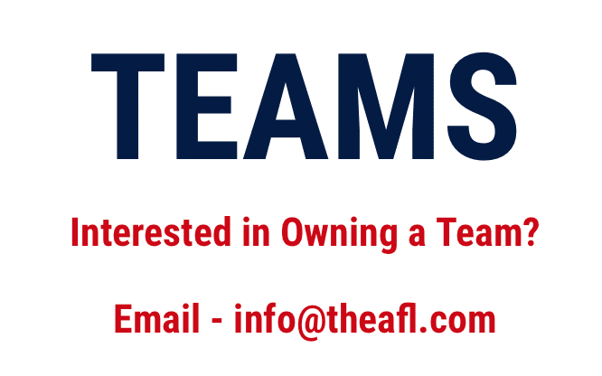 Arena Football League is back, please email if you want to own a team